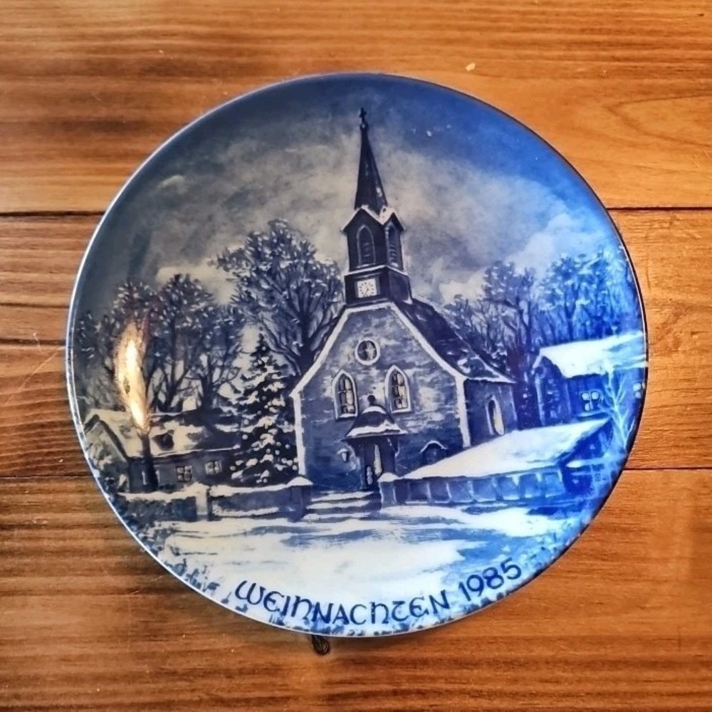 Winterling Christmas 1985 Porcelain Collector Plate St. Peter und Paul Bavaria